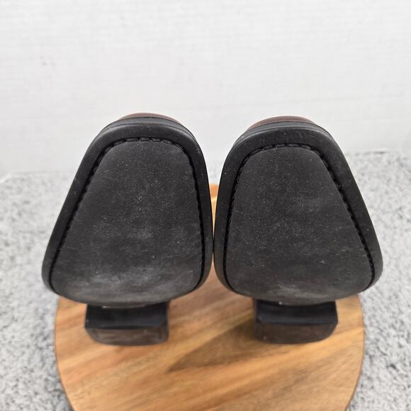 Mezlan Mens 9M Trento Brown Leather Slip On Business Casual Daily Penny Loafer - Picture 9 of 13